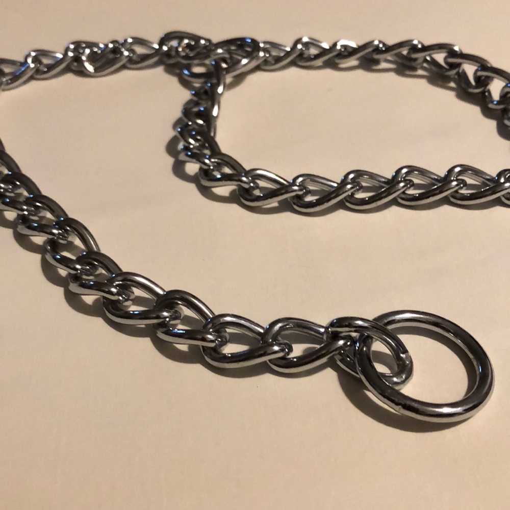 Heavy chain dog collar